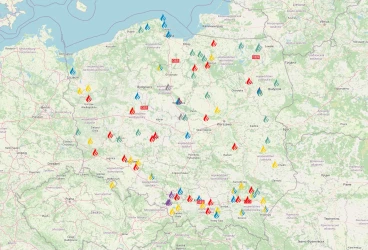 Map of CHP implementations