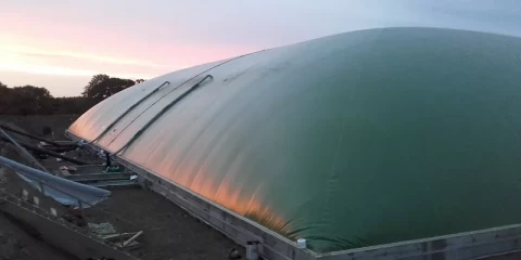 Membrane cover 51m by 37m for Guy and Wright Ltd