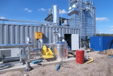 Agricultural biogas plant