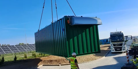 Supply and commissioning of a CHP module for the WWTP in Kalisz